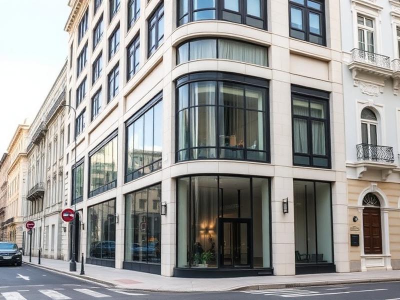 Modernes Bürogebäude in Lissabon, Portugal